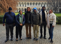 MACH Member Stefania Recalcati with a delegation from the Catholic University of Mozambique